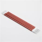 KnitPro - Zing Dbl Point Knitting Needles 20cm - Aluminium 20cm x 5.50mm